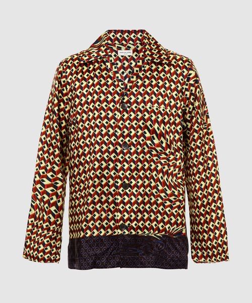 ドリスヴァンノッテン　2023SS ギャザートップス　ブラウス　シャツ DRIES VAN NOTEN -Men's- 2023年春夏コレクション | 画像61枚