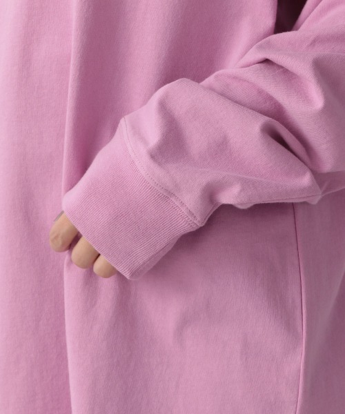 LOWRYS FARM（ローリーズファーム）の「ロゴＴシャツロングスリーブ　214920（Tシャツ/カットソー・レディース・ブラック/オフホワイト/ピンク/イエロー・FREE）」の18枚目の写真