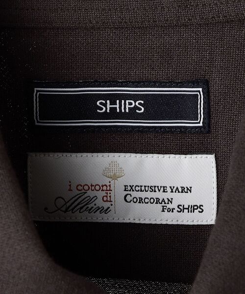 SHIPS(シップス)の「SHIPS:ALBINI ジャージー ネル イタリアンワイドカラー シャツ(シャツ/ブラウス・メンズ・ホワイト/ダークグレー/キャメル・SMALL/MEDIUM/LARGE/X-LARGE)」の18枚目の写真
