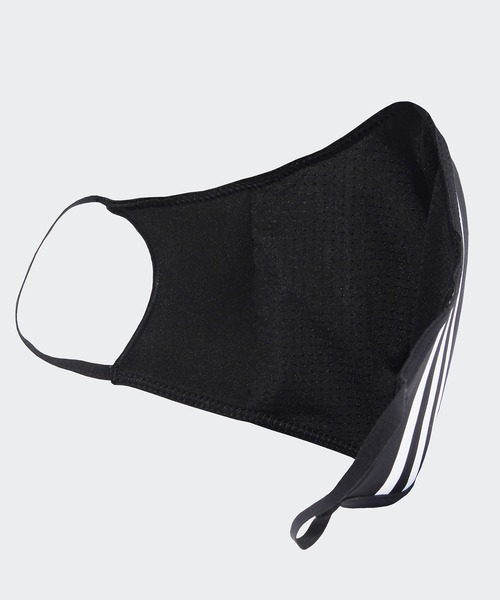 adidas（アディダス）の「フェイスカバー 3枚組 [FACE COVERS 3-PACK] アディダスオリジナルス（マスク・メンズ・ブラック×ブラック・MEDIUM/X-LARGE/XXX-LARGE）」の4枚目の写真