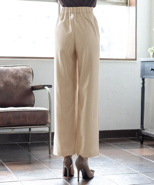 Julia Boutique（ジュリアブティック）の「ビット付きセンターシームストレートパンツ/21508（その他パンツ・レディース・ブラック/ベージュ/ライトベージュ/グリーン系・ONE）」の21枚目の写真