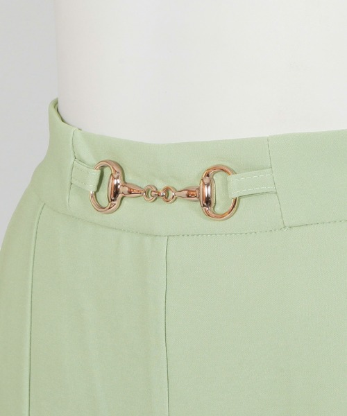 Julia Boutique（ジュリアブティック）の「ビット付きセンターシームストレートパンツ/21508（その他パンツ・レディース・ブラック/ベージュ/ライトベージュ/グリーン系・ONE）」の19枚目の写真