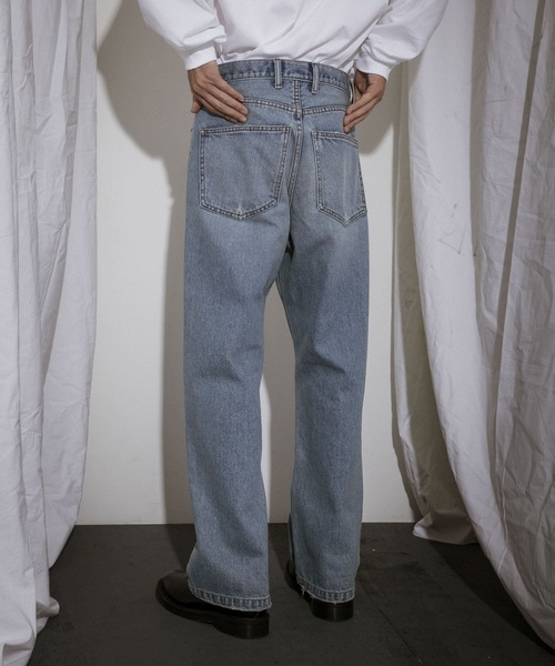 URBAN RESEARCH（アーバンリサーチ）の「URBAN RESEARCH iD　WIDE FIT DENIM（デニムパンツ・メンズ・ブラック/インディゴブルー・MEDIUM/LARGE）」の4枚目の写真