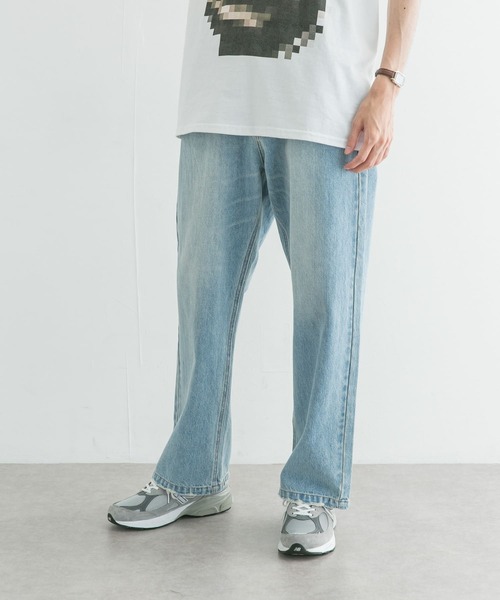 URBAN RESEARCH（アーバンリサーチ）の「URBAN RESEARCH iD　WIDE FIT DENIM（デニムパンツ・メンズ・ブラック/インディゴブルー・MEDIUM/LARGE）」の5枚目の写真