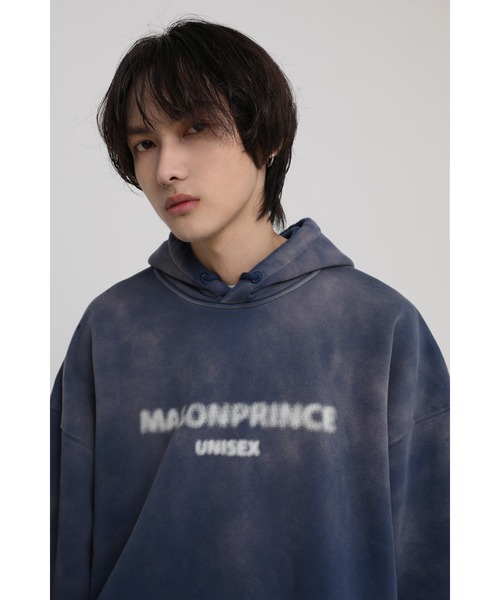 MASONPRINCE（メイソンプリンス）の「オーバーサイズヴィンテージ加工フロントロゴパーカー WY6045 【MASONPRINCE】（パーカー・メンズ・ブラック/ブルー/マスタード・L/S/M）」の13枚目の写真