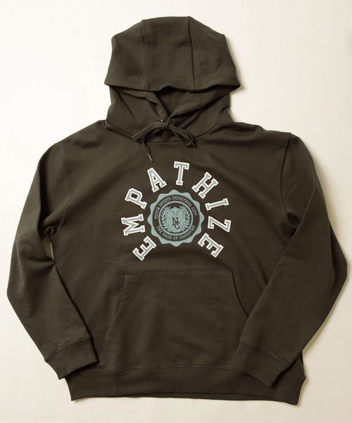 UNION STATION（ユニオンステーション）の「カレッジロゴプリントパーカー（パーカー・メンズ・ホワイト/ネイビー/チャコール・LL/M/L）」の12枚目の写真