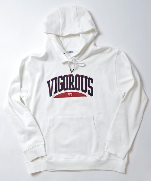 UNION STATION（ユニオンステーション）の「カレッジロゴプリントパーカー（パーカー・メンズ・ホワイト/ネイビー/チャコール・LL/M/L）」の14枚目の写真