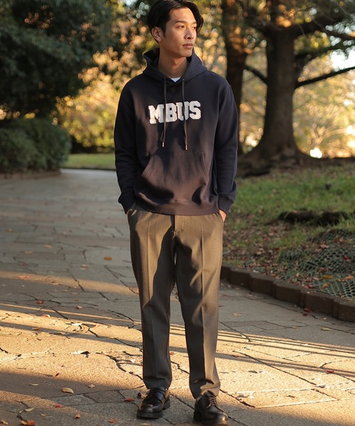 UNION STATION（ユニオンステーション）の「カレッジロゴプリントパーカー（パーカー・メンズ・ホワイト/ネイビー/チャコール・LL/M/L）」の15枚目の写真