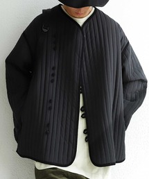 antiqua | キルティングショートジャケット(ミリタリージャケット)