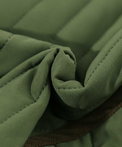 antiqua（アンティカ）の「キルティングショートジャケット（ミリタリージャケット・メンズ・カーキ/ブラック・FREE）」の9枚目の写真
