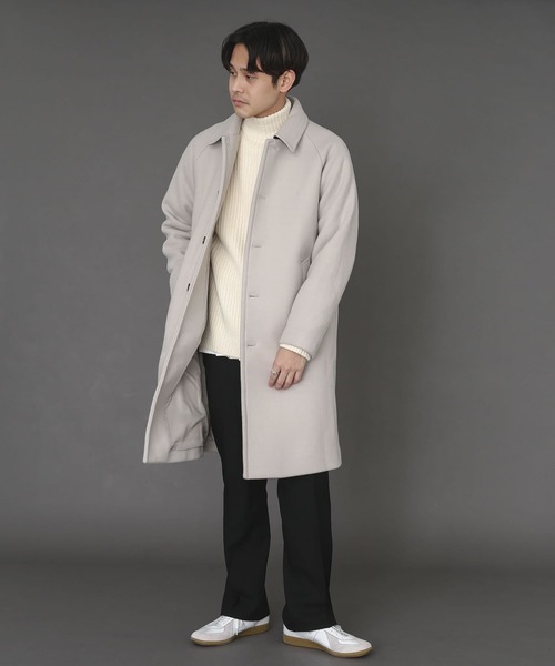 SENSE OF PLACE by URBAN RESEARCH（センスオブプレイスバイアーバンリサーチ）の「Newzealandwoolステンカラーコート（ステンカラーコート・メンズ・ブラウン/ベージュ系その他/チャコールグレー/ブラウン系その他/グレー/モカ/ナチュラル・LARGE/MEDIUM）」の19枚目の写真