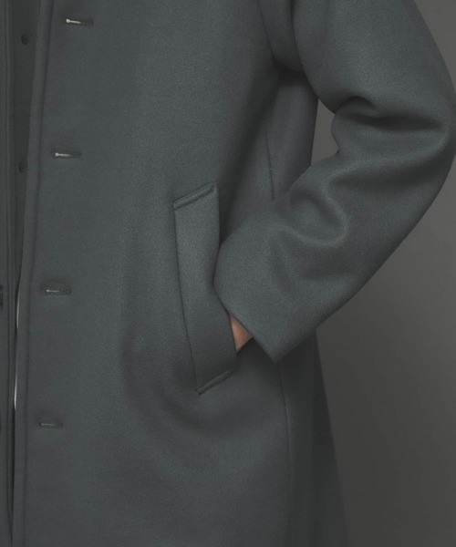 SENSE OF PLACE by URBAN RESEARCH（センスオブプレイスバイアーバンリサーチ）の「Newzealandwoolステンカラーコート（ステンカラーコート・メンズ・ブラウン/ベージュ系その他/チャコールグレー/ブラウン系その他/グレー/モカ/ナチュラル・LARGE/MEDIUM）」の10枚目の写真