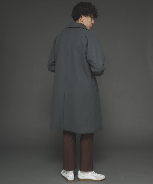 SENSE OF PLACE by URBAN RESEARCH（センスオブプレイスバイアーバンリサーチ）の「Newzealandwoolステンカラーコート（ステンカラーコート・メンズ・ブラウン/ベージュ系その他/チャコールグレー/ブラウン系その他/グレー/モカ/ナチュラル・LARGE/MEDIUM）」の11枚目の写真