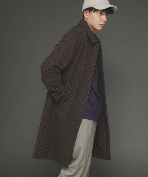 SENSE OF PLACE by URBAN RESEARCH（センスオブプレイスバイアーバンリサーチ）の「Newzealandwoolステンカラーコート（ステンカラーコート・メンズ・ブラウン/ベージュ系その他/チャコールグレー/ブラウン系その他/グレー/モカ/ナチュラル・LARGE/MEDIUM）」の16枚目の写真