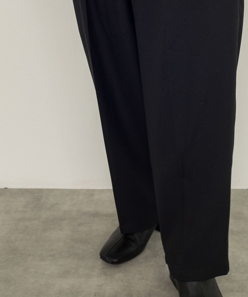 w closet（ダブルクローゼット）の「ポリツイルタックパンツ（その他パンツ・レディース・ブラック/カーキ/グリーン/ピンク系その他・FREE）」の14枚目の写真