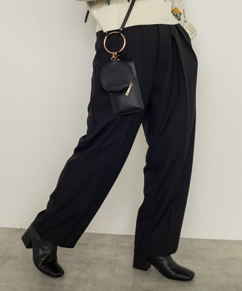 w closet（ダブルクローゼット）の「ポリツイルタックパンツ（その他パンツ・レディース・ブラック/カーキ/グリーン/ピンク系その他・FREE）」の16枚目の写真