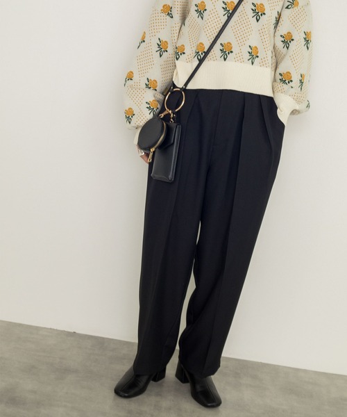 w closet（ダブルクローゼット）の「ポリツイルタックパンツ（その他パンツ・レディース・ブラック/カーキ/グリーン/ピンク系その他・FREE）」の17枚目の写真