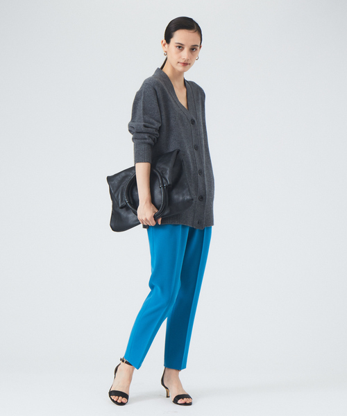 qualite（カリテ）の「【高品質】ウルグアイウールニットカーデ（カーディガン/ボレロ・レディース・ベージュ/グレー/ブルー・フリー）」の5枚目の写真