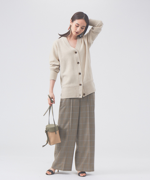 qualite（カリテ）の「【高品質】ウルグアイウールニットカーデ（カーディガン/ボレロ・レディース・ベージュ/グレー/ブルー・フリー）」の11枚目の写真