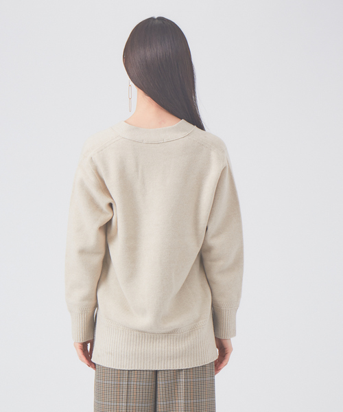 qualite（カリテ）の「【高品質】ウルグアイウールニットカーデ（カーディガン/ボレロ・レディース・ベージュ/グレー/ブルー・フリー）」の15枚目の写真