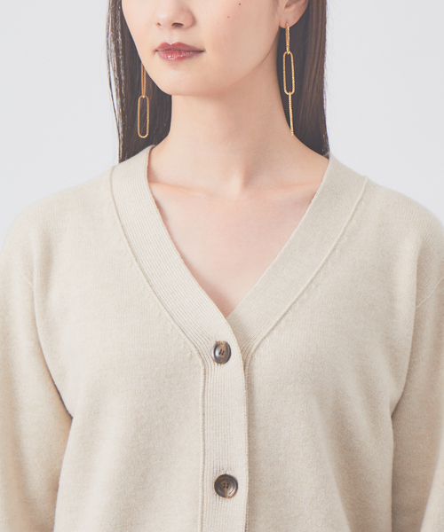 qualite（カリテ）の「【高品質】ウルグアイウールニットカーデ（カーディガン/ボレロ・レディース・ベージュ/グレー/ブルー・フリー）」の16枚目の写真