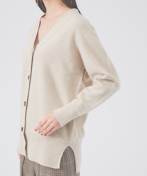 qualite（カリテ）の「【高品質】ウルグアイウールニットカーデ（カーディガン/ボレロ・レディース・ベージュ/グレー/ブルー・フリー）」の18枚目の写真