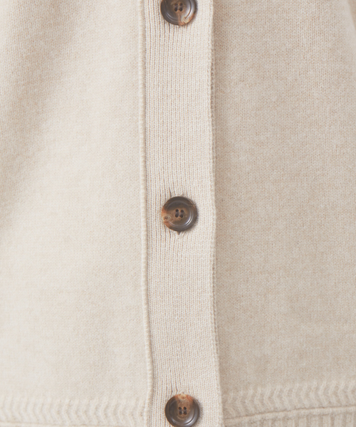 qualite（カリテ）の「【高品質】ウルグアイウールニットカーデ（カーディガン/ボレロ・レディース・ベージュ/グレー/ブルー・フリー）」の19枚目の写真