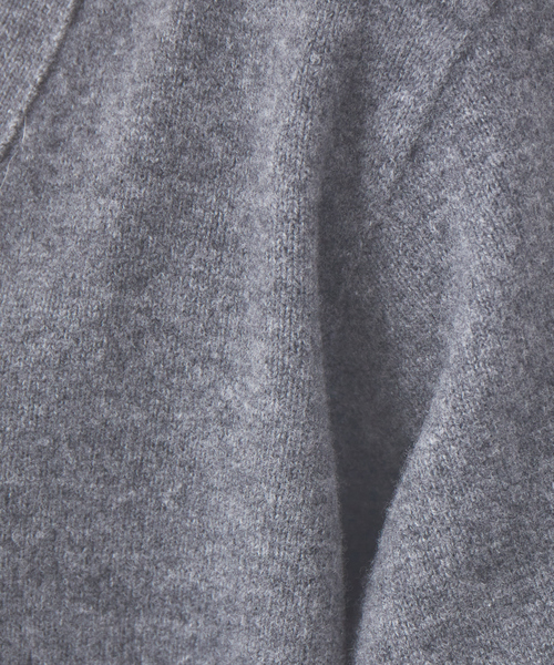 qualite（カリテ）の「【高品質】ウルグアイウールニットカーデ（カーディガン/ボレロ・レディース・ベージュ/グレー/ブルー・フリー）」の21枚目の写真