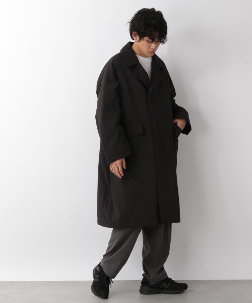 LOWRYS FARM（ローリーズファーム）の「エアサーマルＷコート　953677（テーラードジャケット・メンズ・ブラック/ベージュ・MEDIUM/LARGE）」の15枚目の写真