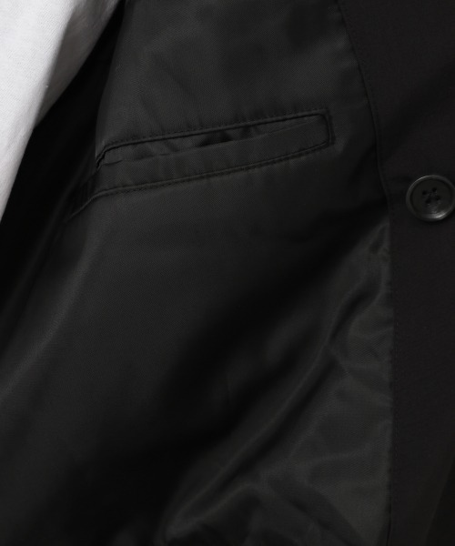 LOWRYS FARM（ローリーズファーム）の「エアサーマルＷコート　953677（テーラードジャケット・メンズ・ブラック/ベージュ・MEDIUM/LARGE）」の9枚目の写真