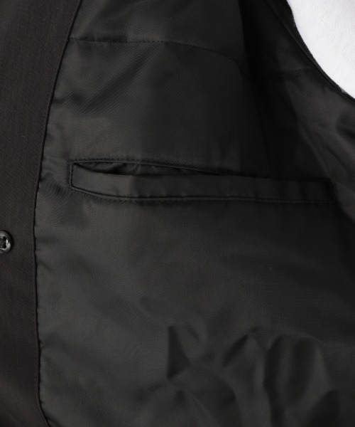 LOWRYS FARM（ローリーズファーム）の「エアサーマルＷコート　953677（テーラードジャケット・メンズ・ブラック/ベージュ・MEDIUM/LARGE）」の22枚目の写真