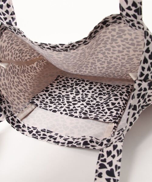 Actually（アクチュアリー）の「ハート ヒョウ柄 エコバッグ  サブバッグ（エコバッグ/サブバッグ・レディース・ホワイト/グレー/ブラウン・フリー）」の17枚目の写真