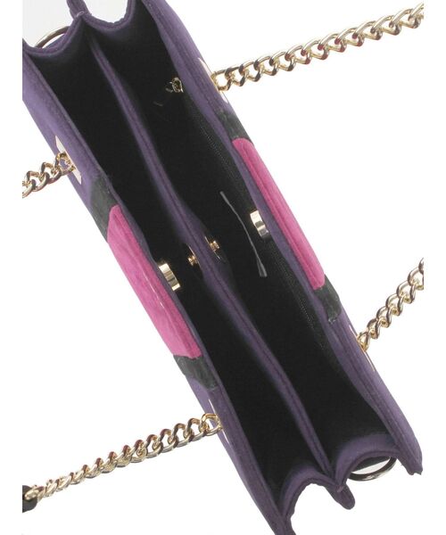 EVRIS（エヴリス）の「ブロッキングフェイクスウェードショルダーバッグ（ショルダーバッグ・レディース・ブラック/ベージュ/パープル・FREE）」の20枚目の写真