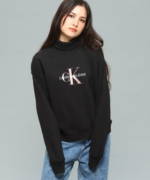 ミッド スケール モノグラム ロールネック スウェットシャツ