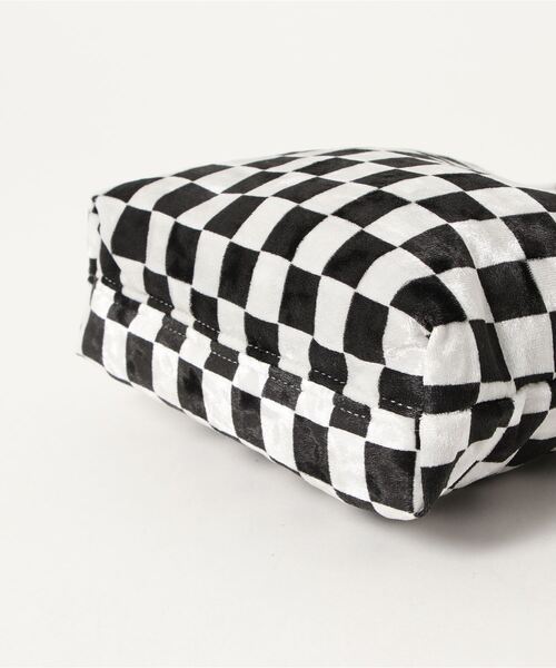 Didot.showroom（ディドット ショールーム）の「checker mini bag（トートバッグ・レディース・ブラック/グリーン・FREE）」の3枚目の写真