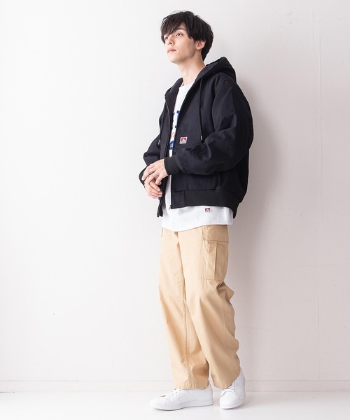新品　BEN DAVIS ベンデイビス　ダックワークパーカージャケット BEN DAVIS（ベンデイビス）の「【BEN DAVIS／ベンデイビス