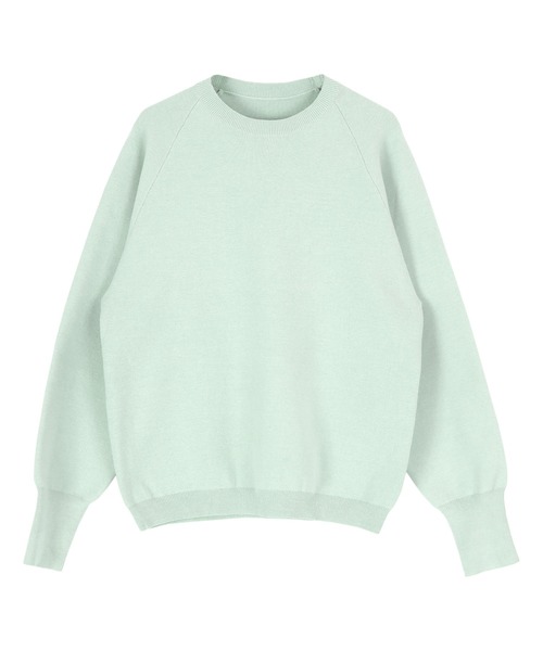 UR'S（ユアーズ）の「【ベストセラー/26SS/新色追加】スウェットライクニット（ニット/セーター・レディース・ホワイト/ベージュ/ブルー/ネイビー/ブラック/グリーン/ライトグリーン/ピンク/ライトグレー/ホワイト系その他/ホワイト×ブラック/ブルー系その他/杢グレー/グリーン系その他/レッド/チャコール/ライトブルー/キャメル/ベージュ系その他/グレー・S/M/L/MP）」の13枚目の写真