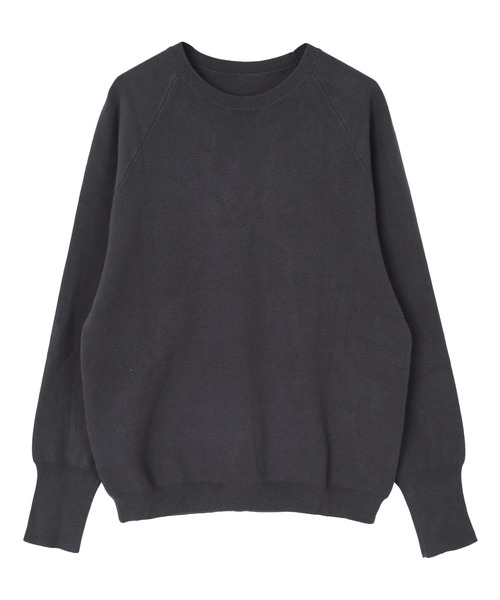 Arpege story　パール付きスウェットライクニット　スウェット スウェットライクニット Arpegestory