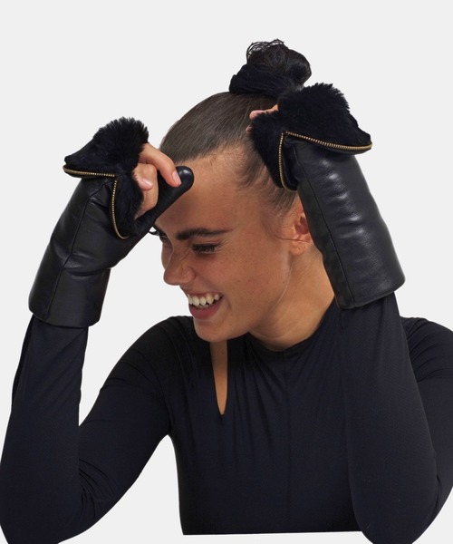 【新品】ARISTIDE アリスティッド ファーライナーミトングローブ 手袋 新品】ARISTIDE アリスティッド ファーライナーミトングローブ 手袋