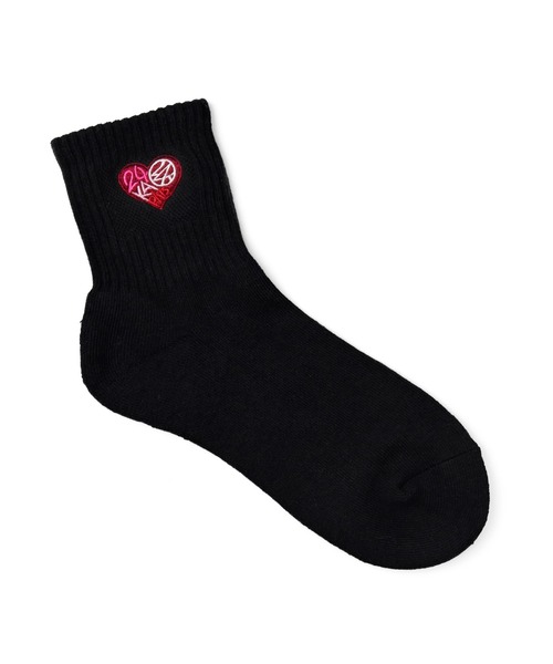 24karats（トゥウェンティーフォーカラッツ）の「Neighbor Socks（ソックス/靴下・メンズ・ブラック/ホワイト・LARGE/MEDIUM）」の2枚目の写真