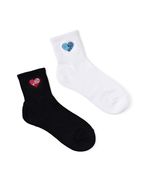 24karats（トゥウェンティーフォーカラッツ）の「Neighbor Socks（ソックス/靴下・メンズ・ブラック/ホワイト・LARGE/MEDIUM）」の4枚目の写真