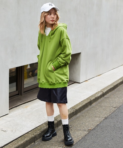 byYOUANCE（バイユアンス）の「タックハーフパンツ（その他パンツ・レディース・ブラック系その他/ベージュ系その他2/ブラック系その他2・SMALL/MEDIUM）」の11枚目の写真