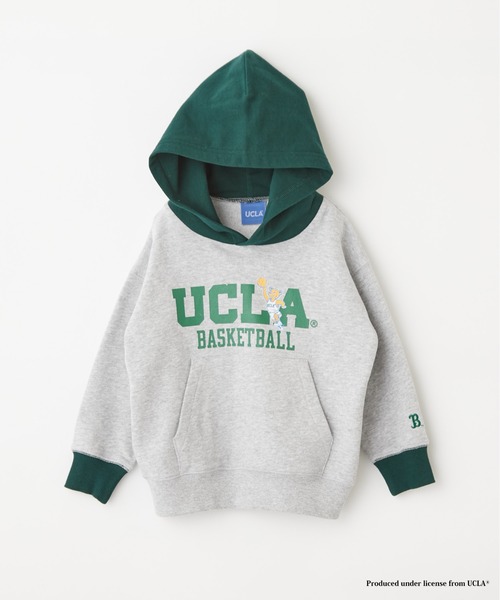 UCLA（ユーシーエルエー）の「【KIDS】【UCLA×CIAOPANIC TYPY】UCLA別注切り替えﾌｰﾃﾞｨｰ（パーカー・キッズ・ピンク/グレー・LARGE/X-LARGE/MEDIUM/SMALL/XX-LARGE）」の7枚目の写真