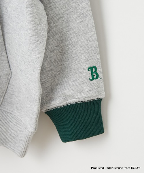 UCLA（ユーシーエルエー）の「【KIDS】【UCLA×CIAOPANIC TYPY】UCLA別注切り替えﾌｰﾃﾞｨｰ（パーカー・キッズ・ピンク/グレー・LARGE/X-LARGE/MEDIUM/SMALL/XX-LARGE）」の6枚目の写真