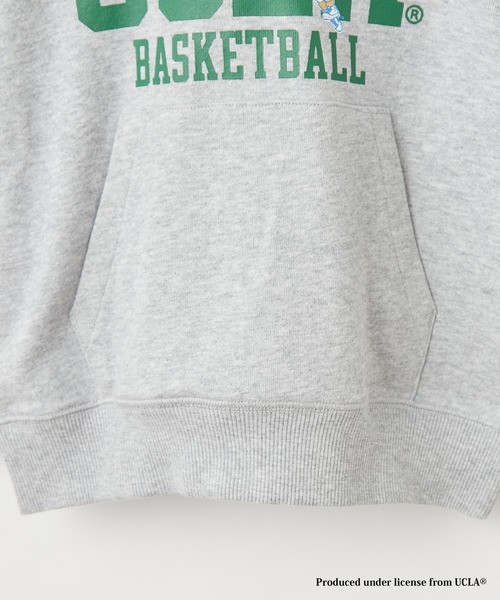 UCLA（ユーシーエルエー）の「【KIDS】【UCLA×CIAOPANIC TYPY】UCLA別注切り替えﾌｰﾃﾞｨｰ（パーカー・キッズ・ピンク/グレー・LARGE/X-LARGE/MEDIUM/SMALL/XX-LARGE）」の5枚目の写真