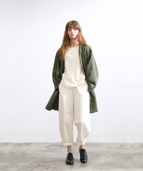 Kelen(ケレン)の「「KELEN/ ケレン」テントラインフーディコート"HYDE"(ブルゾン・レディース・ブラウン/カーキ/グレイッシュベージュ・S/M)」の10枚目の写真