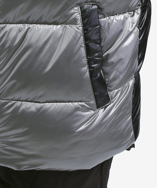 tommy jeans（トミー ジーンズ）の「Metallic Capsule Colour-Blocked Padded Puffer Jacket（ダウンジャケット/コート・メンズ・グレー・SMALL/MEDIUM/LARGE/X-LARGE）」の7枚目の写真