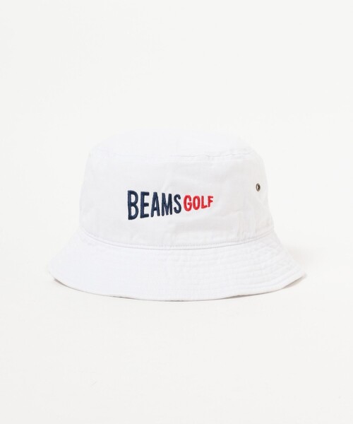 【新品未使用】定価約1.5万円 ビームスゴルフ バケットハット フリーサイズ BEAMS GOLF 帽子 ハット 「UNISEX」BEAMS / フラッグロゴ