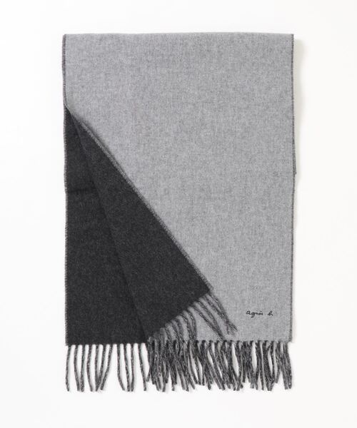 agnes b.（アニエスベー）の「ウール バイカラー リバーシブル