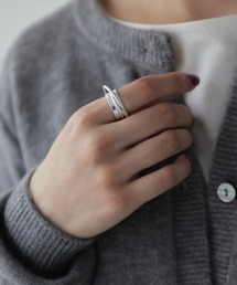 Edit Sheen | ダブルサークルメタルリング(リング)